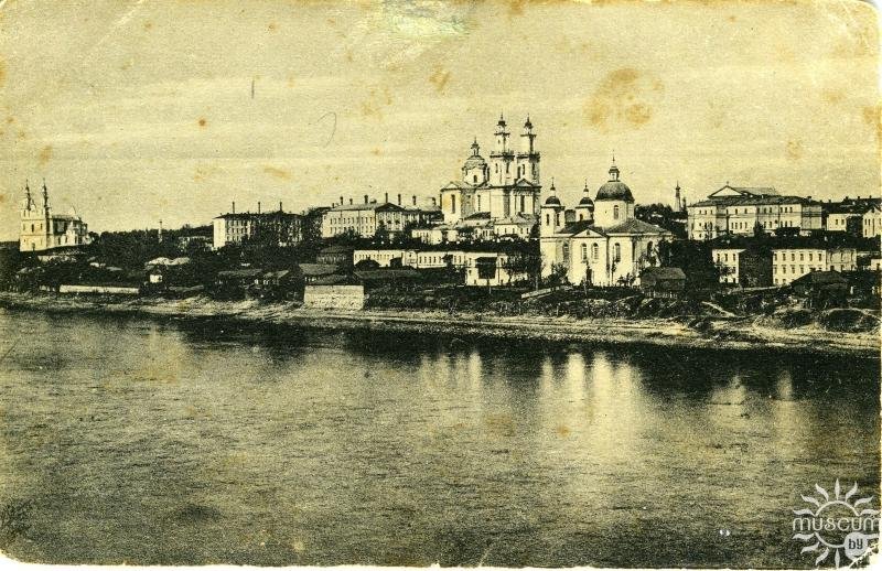 Від на забудову вул. Ніжне-Пакроўскай з боку р. Заходняй Дзвіны (канец ХІХ – пачатак ХХ стст.)